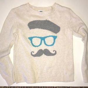 Old Navy mustache sweater